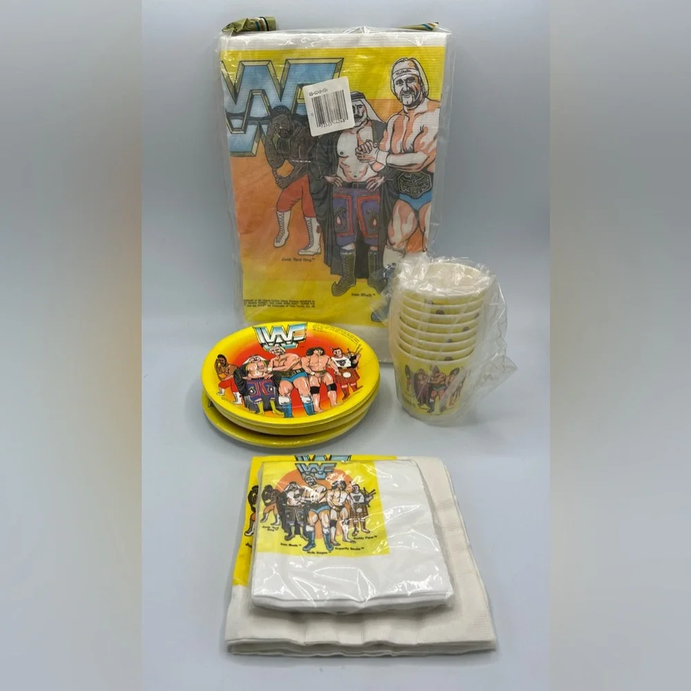 1985 WWF World Wrestling Federation Party Pack Hulk Hogan JYD Snuka Piper WWE